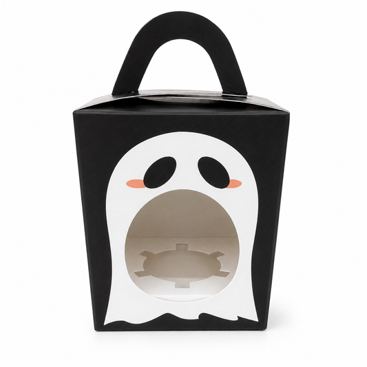 Ghost Halloween Cupcake Boxes – 5 Count