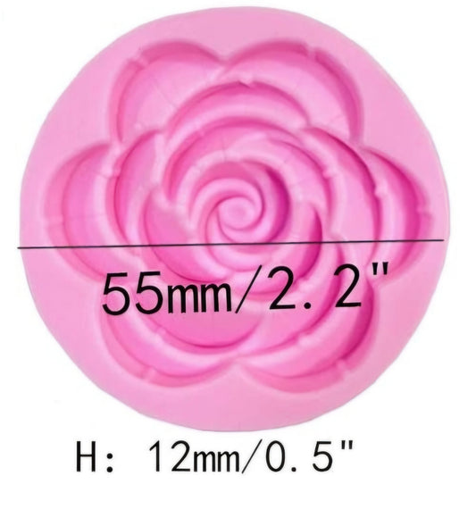 Full Bloom Garden Rose Silicone Mold