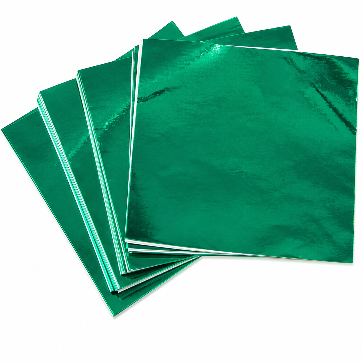 Dark Green Foil Candy Wrappers 6x6 in – Chocolate Foils, 125 Count