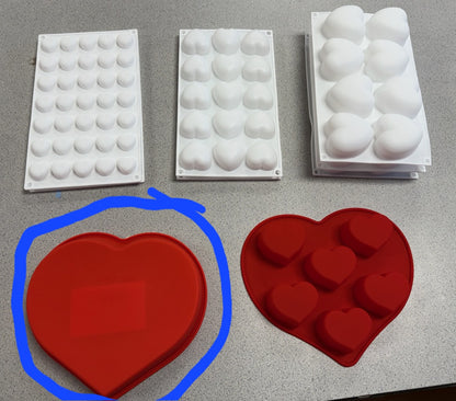 Heart Silicone Cake Pan – Flexible Baking Mold