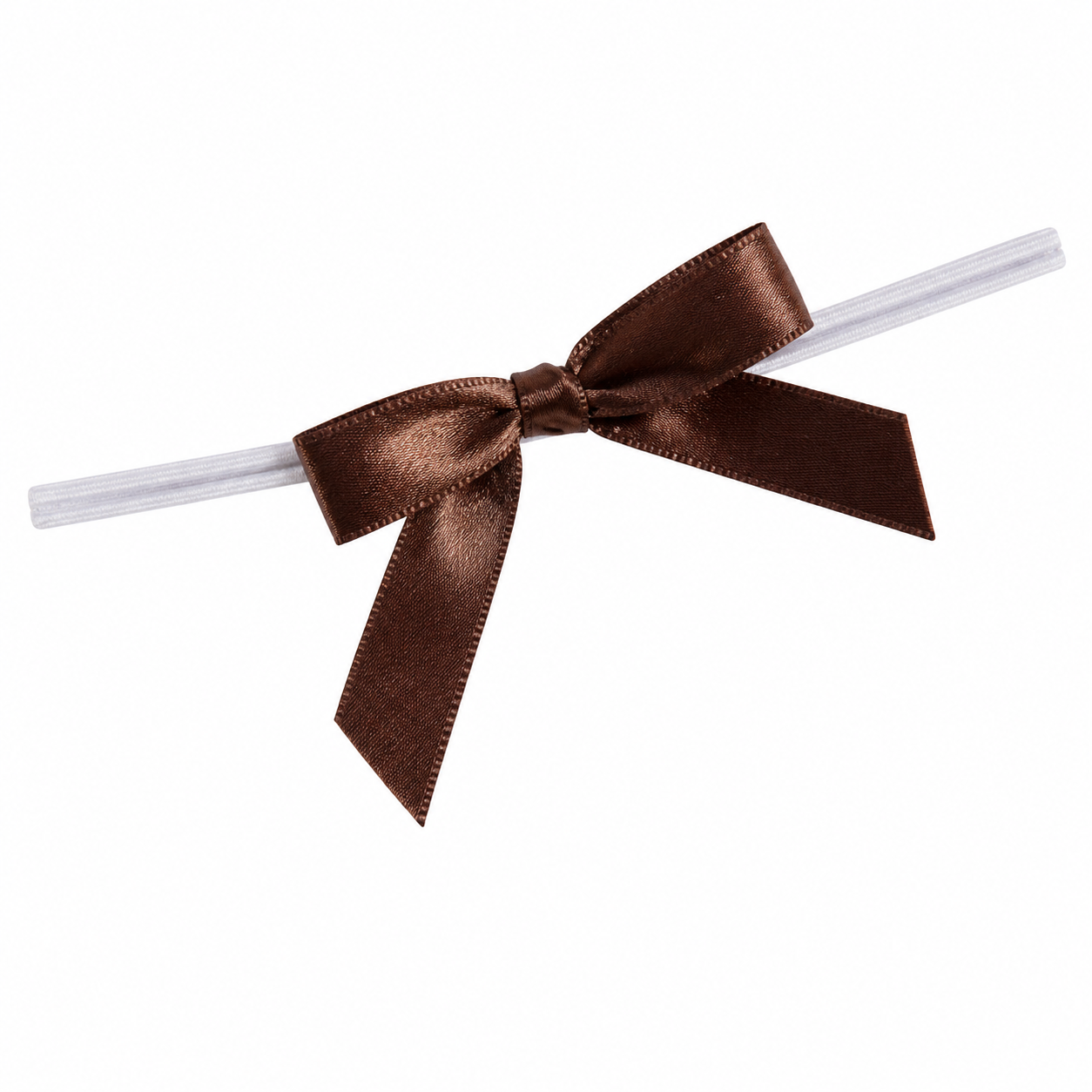Brown Bow Twist Ties