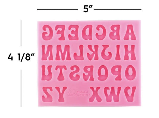 Fondant Upper Case Letter Mold