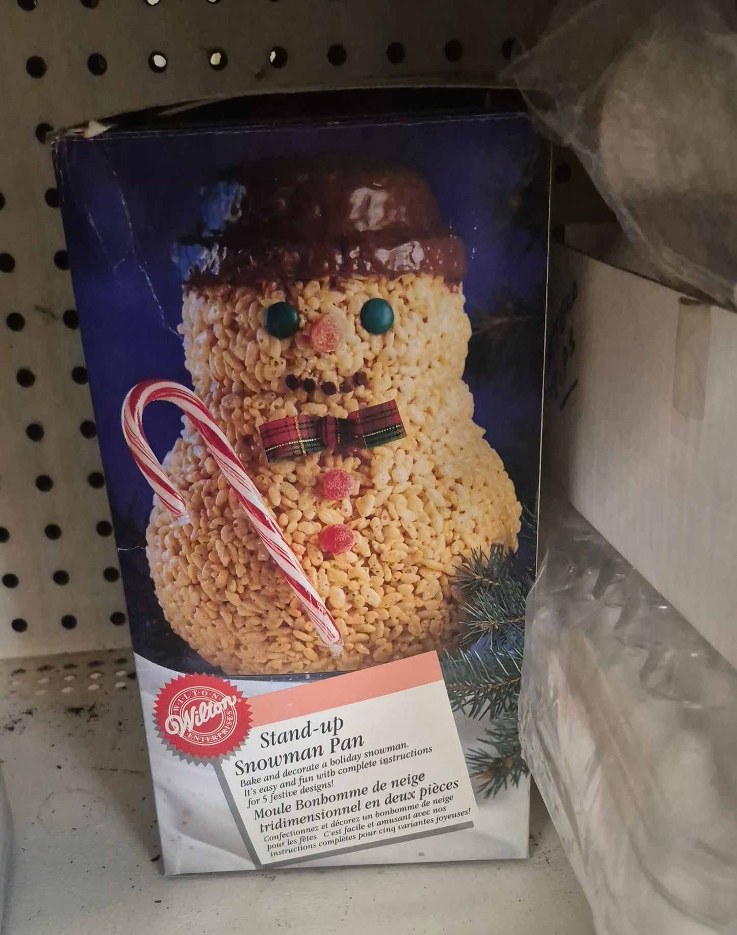 Wilton Stand-Up 3D Snowman Cake Pan #2105-2047 Rice Krispies Treat Mold New Vintage