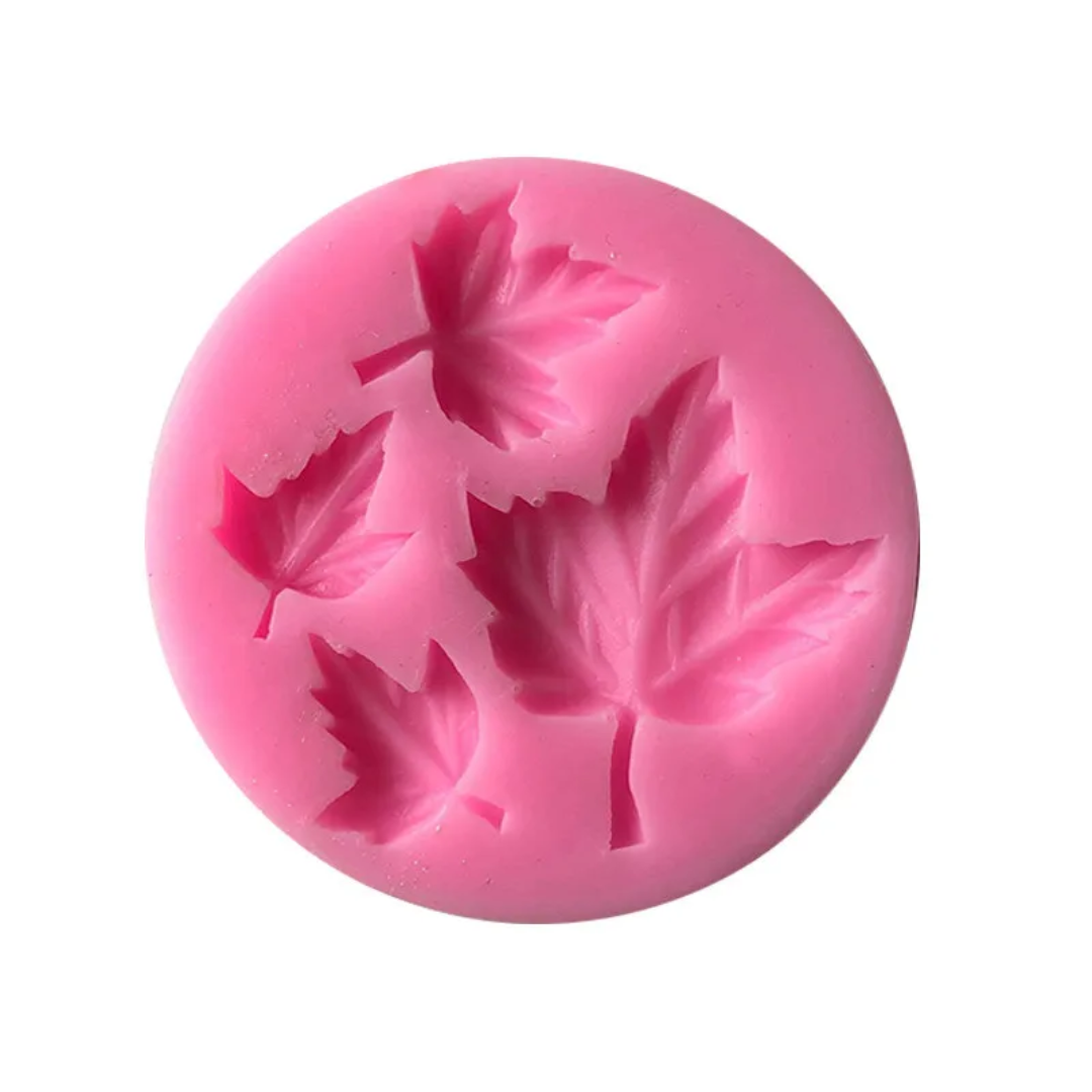 Maple Leaf Fondant & Gum Paste Silicone Mold – 3 Sizes