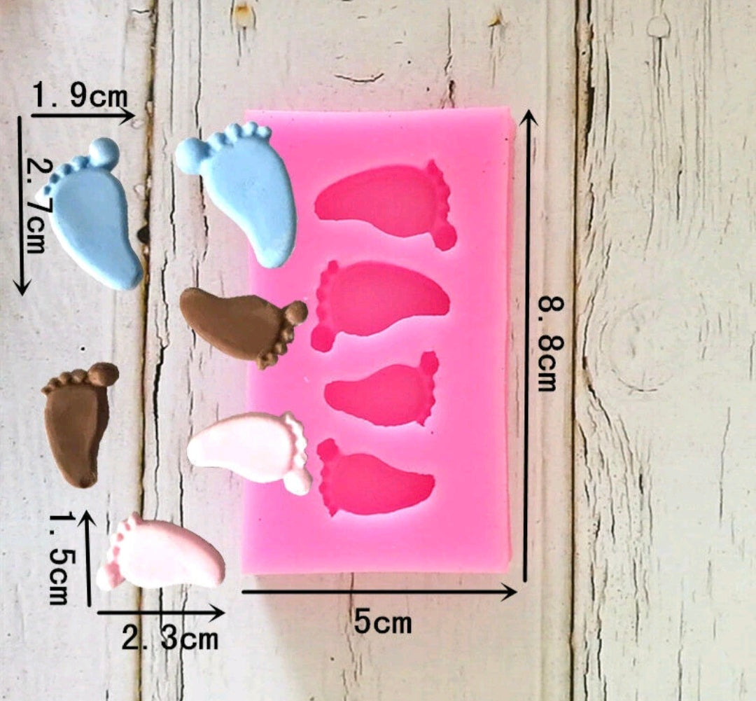 Baby Foot Chocolate Mold