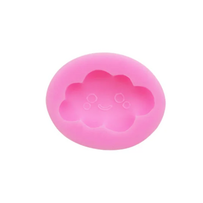 Kawaii Smiling Cloud Fondant & Gum Paste Silicone Mold