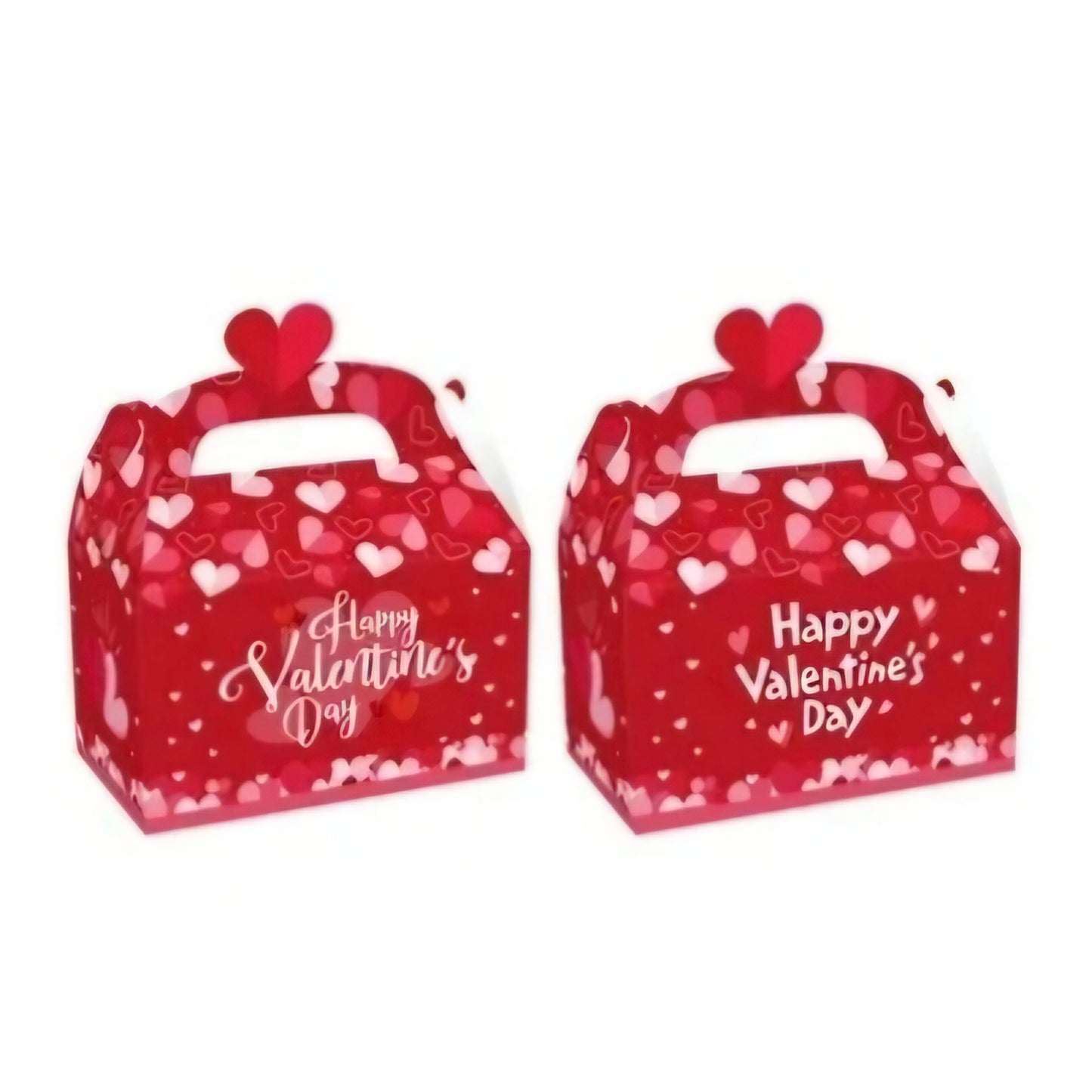 Valentine’s Day Gable Treat Boxes, 4 Count | Heart & Love Designs