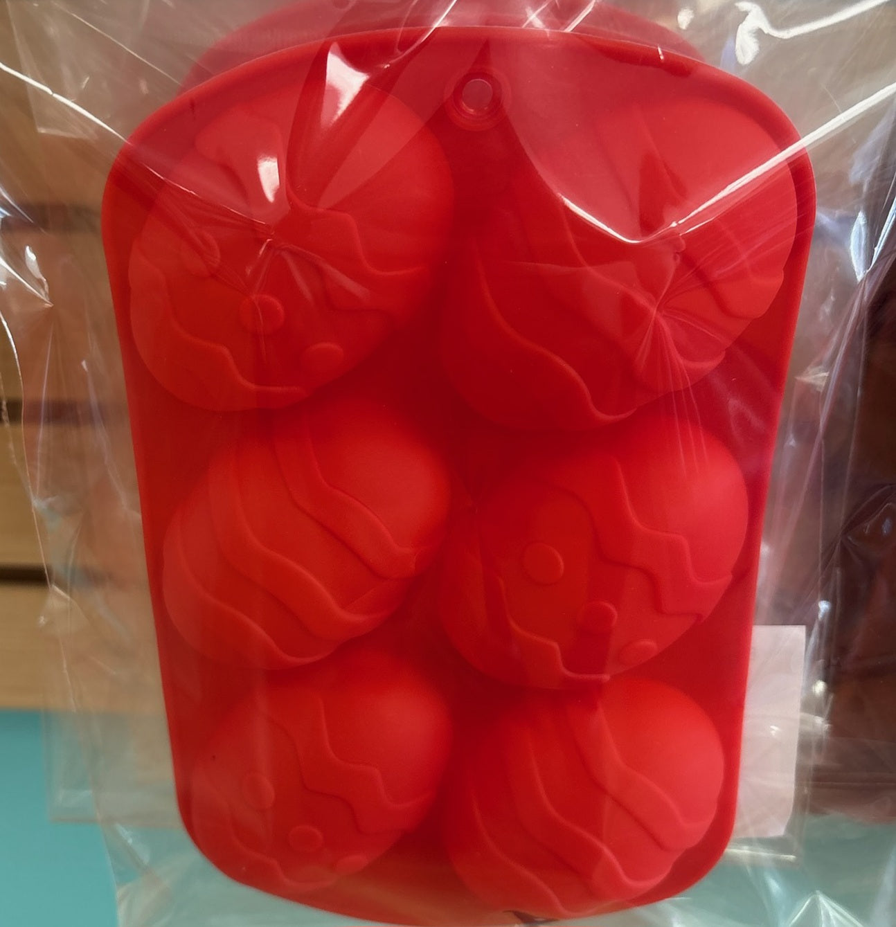 Easter Egg Chocolate Mold 6 Cavity