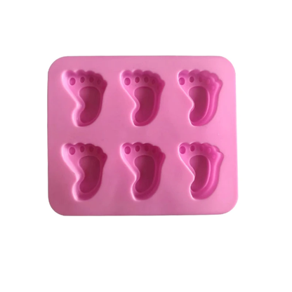 Baby Foot Silicone Chocolate Mold – 6 Cavity