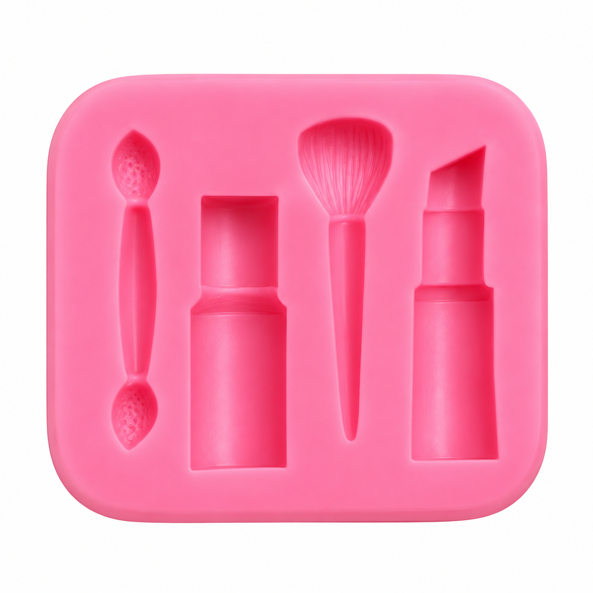 Makeup & Cosmetics Fondant Silicone Mold – 4 Pieces