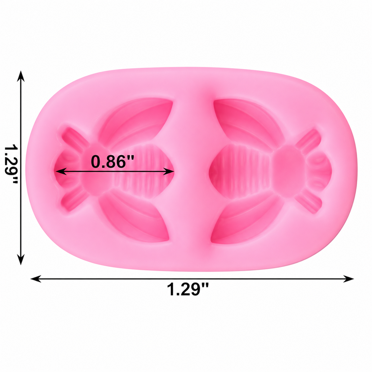 Bee Silicone Mold – Honeybee Chocolate, Candy & Fondant Mold