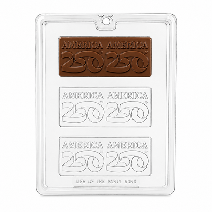 America 250th Chocolate Bar Mold
