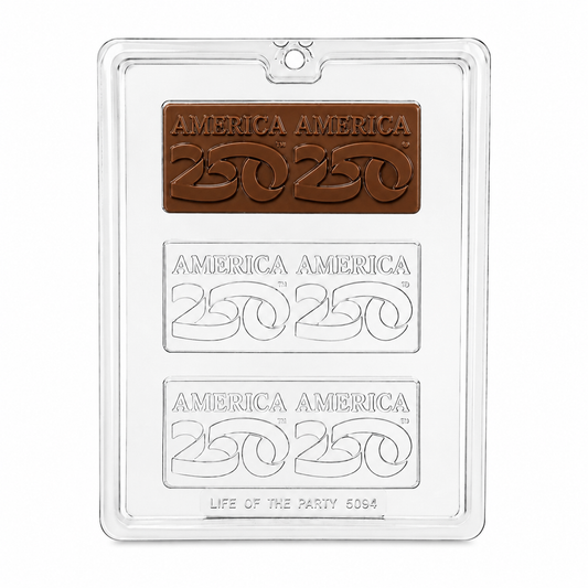 America 250th Chocolate Bar Mold