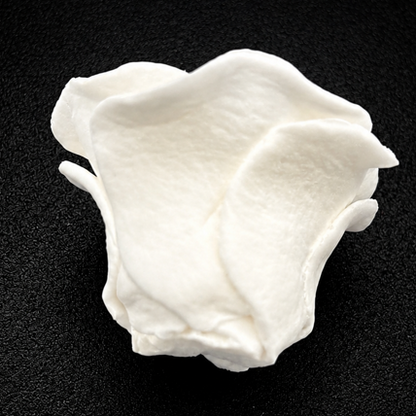 White Gum Paste Rose | White Rose Gumpaste Wedding Cake Decoration 2.5in