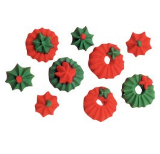 Edible Decorations Christmas Twists 12 Count