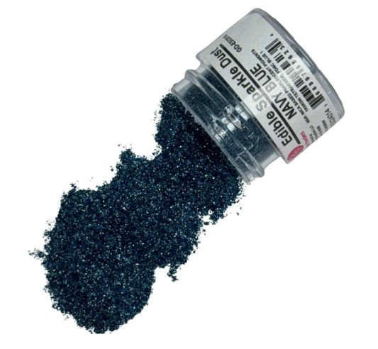 Edible Sparkle Dust Navy Blue .25 Oz