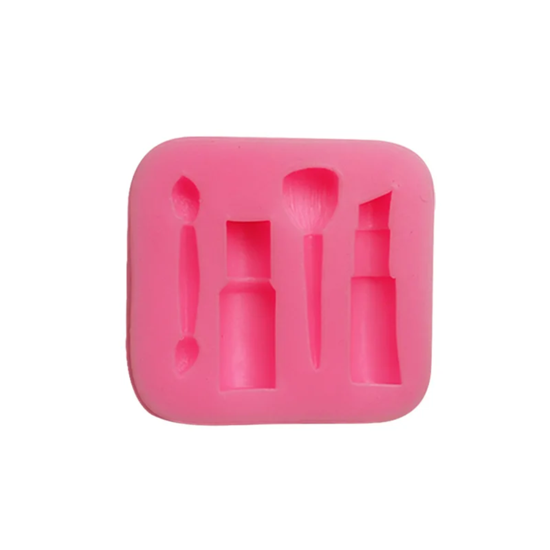 Makeup & Cosmetics Fondant Silicone Mold – 4 Pieces
