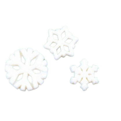 Edible Decorations  Snowflake 12 Count
