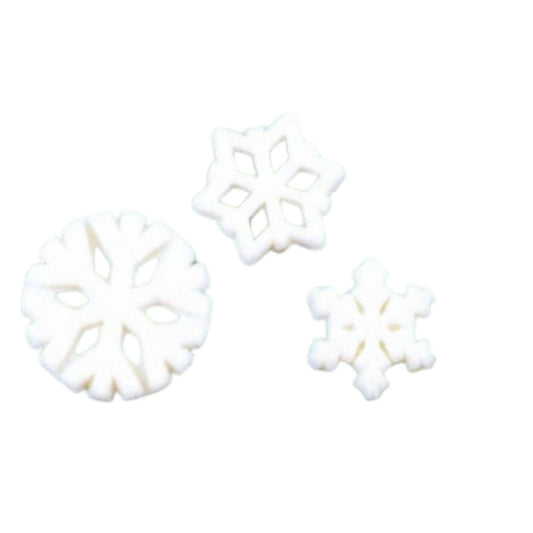 Edible Decorations  Snowflake 12 Count