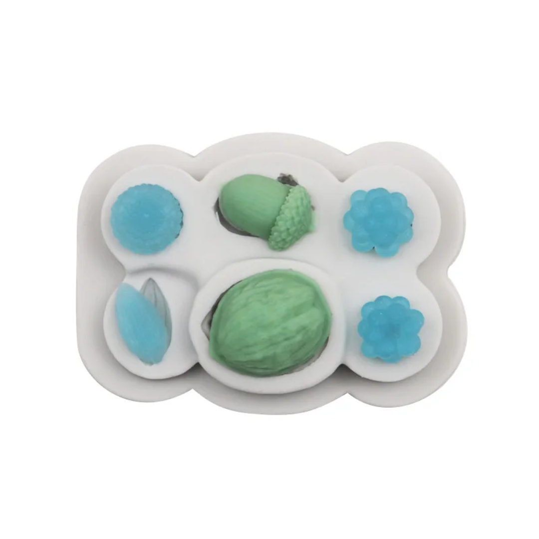 Pine Nut & Acorn Fondant & Gum Paste Silicone Mold – Assorted Shapes