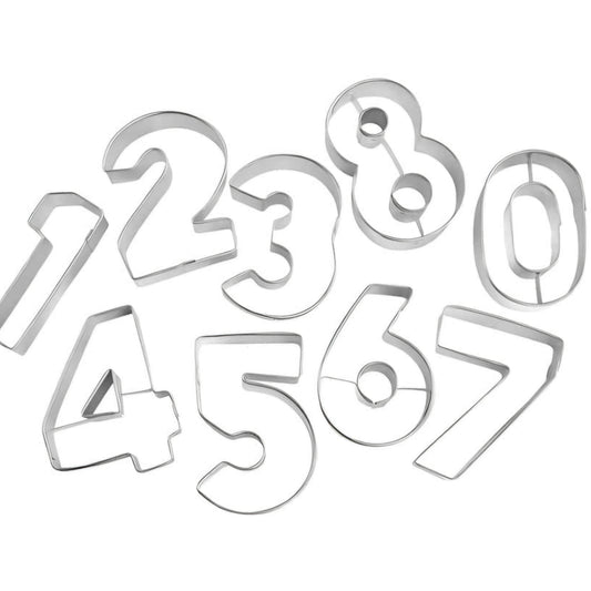 Numbers 9pc Cookie Cutter Set