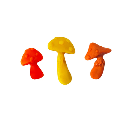 Mushroom Fondant & Gum Paste Silicone Mold – 3 Designs