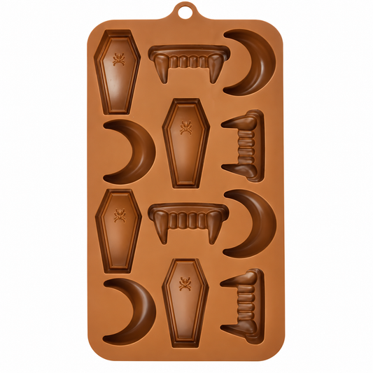 Vampire Fang & Coffin Chocolate Mold | Halloween Candy Mold Assortment