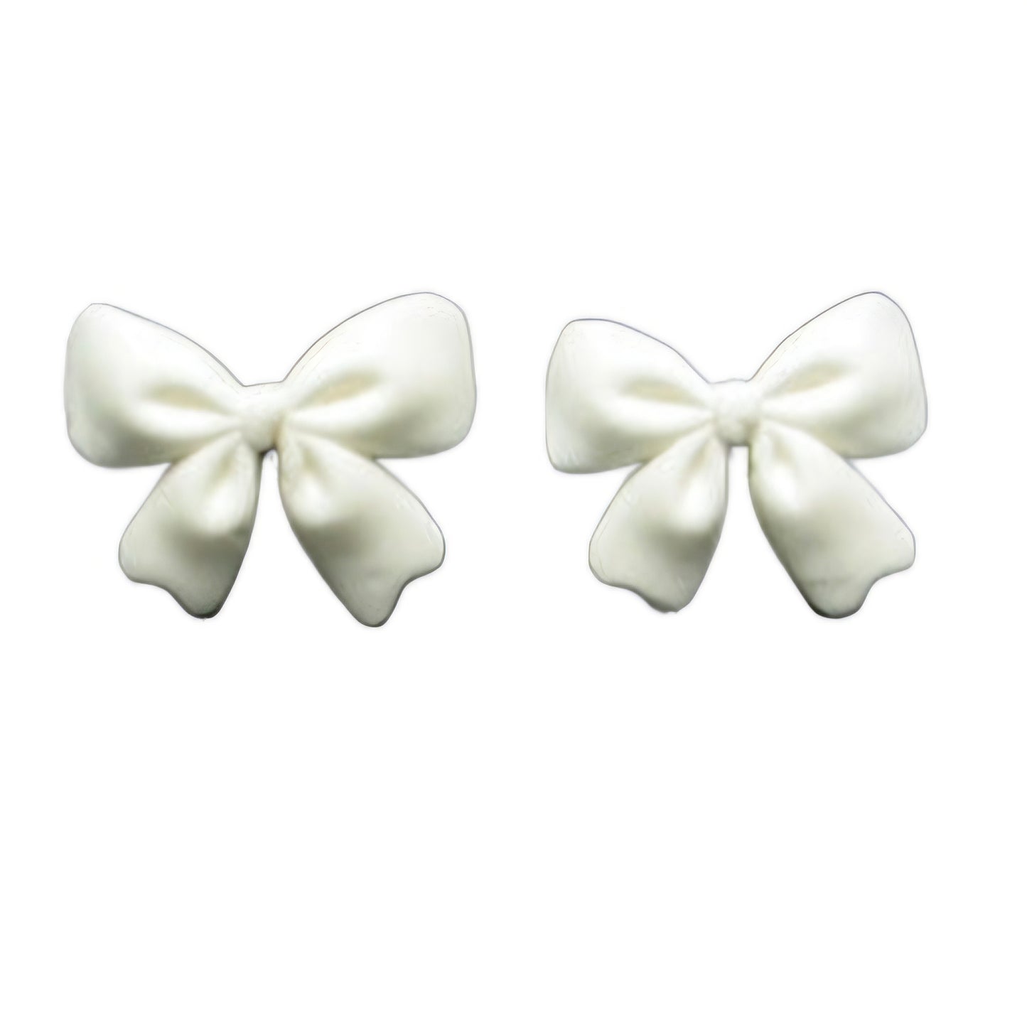 Edible Decorations Fondant Bows White 3 Count