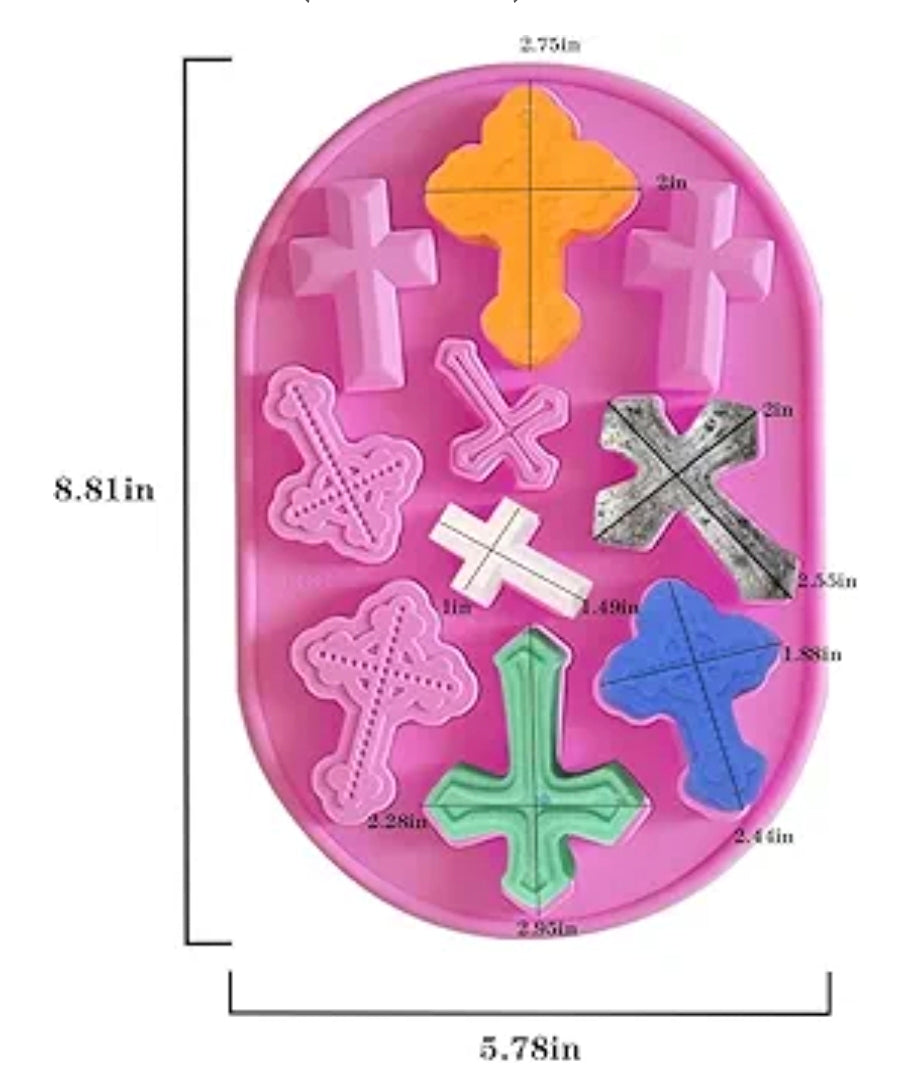 Silicone Cross Mold