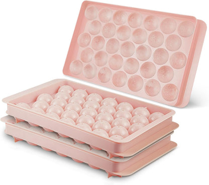 Round Ice Cube Tray - 2 Piece Ice Ball Tray