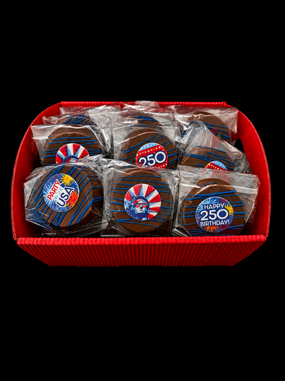 Patriotic Milk Chocolate Oreo