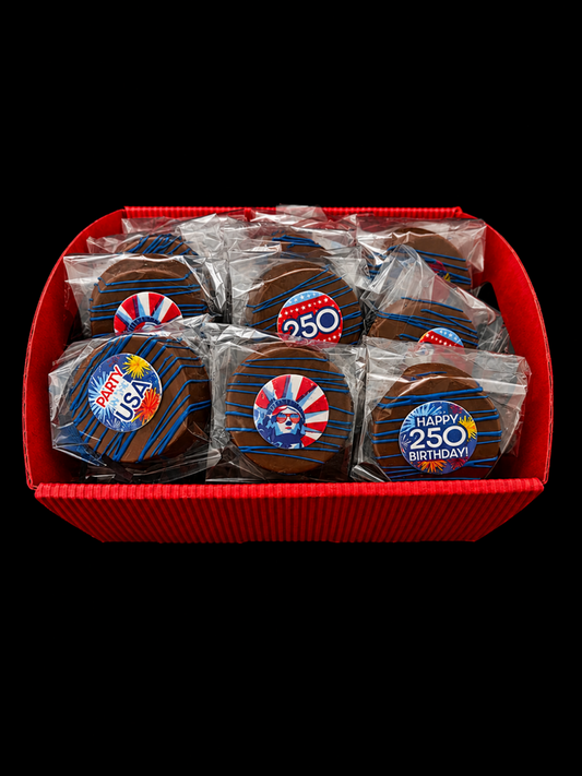 Patriotic Milk Chocolate Oreo