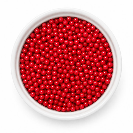 Edibles Pearls 3mm 2oz Red