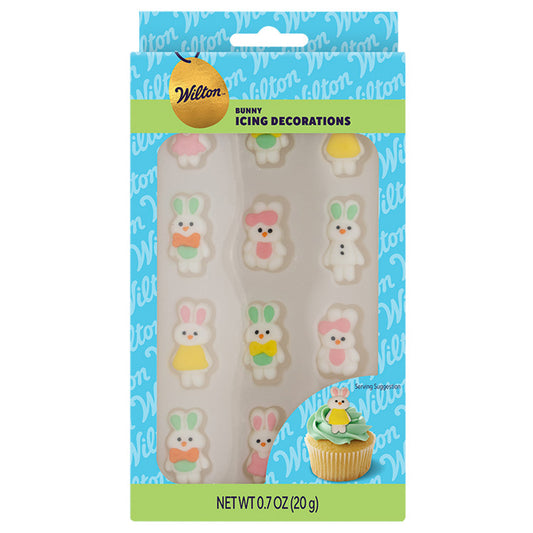 Edible Decorations Easter Bunny 12 Count