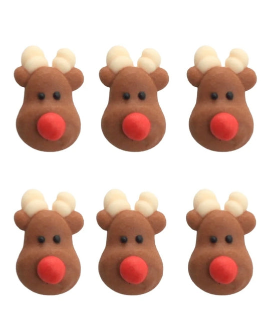 Edible Decorations Little Reindeer 6 Count