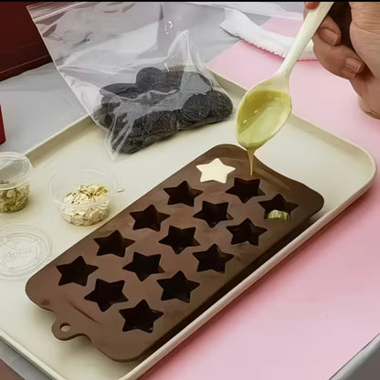 Star Shaped Silicone Mold 15 Cavity