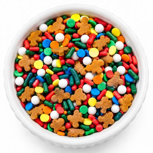 Gingerbread Christmas Sprinkle Mix – Holiday Sprinkles