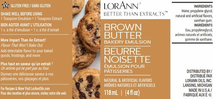 LorAnn Bakery Emulsion Brown Butter 4 oz