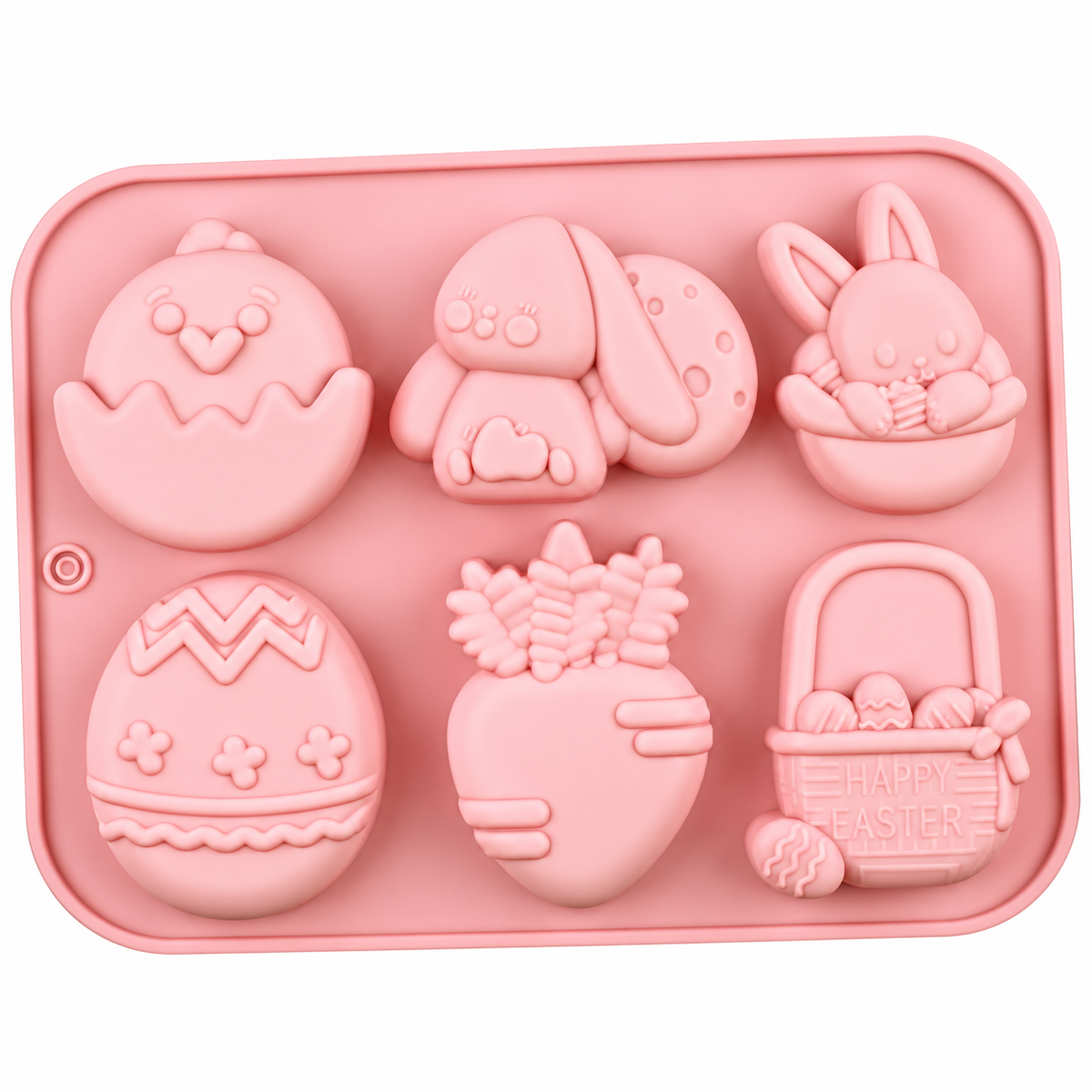 Easter Shapes Mini Cakes & Chocolate Mold 6 Cavity