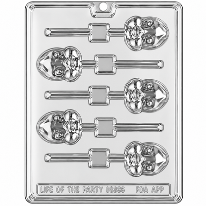 Tweety Lollipop Chocolate Mold 6 Cavity