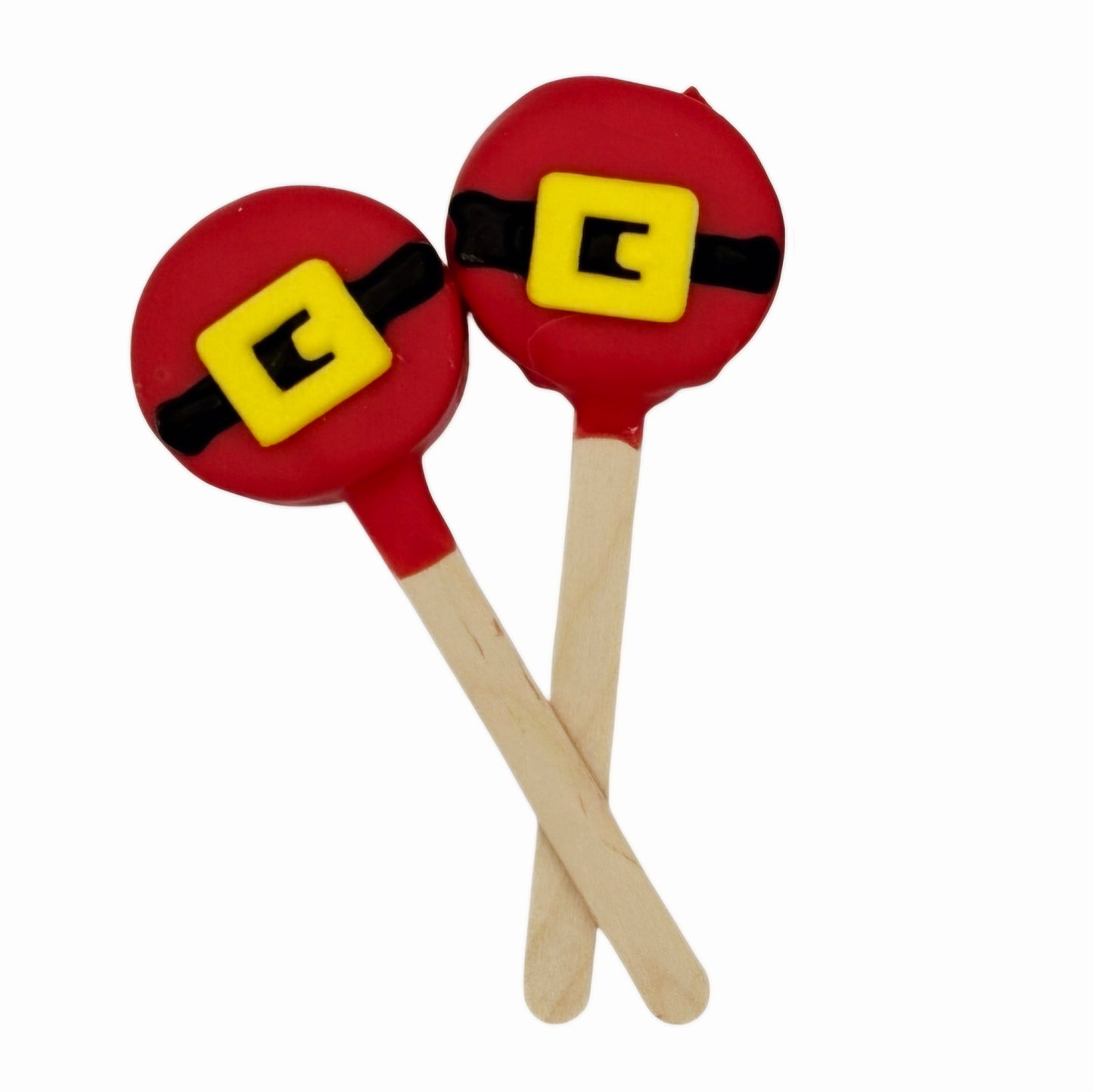 Edible Decorations Santa Belt Buckle 12 Count