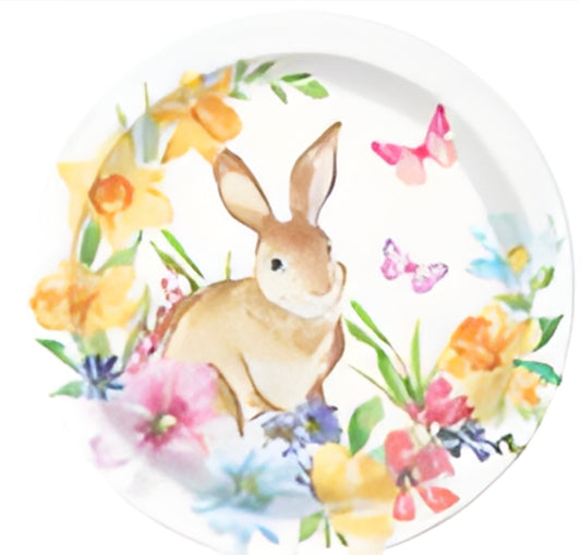 Fresh Floral Easter Oval Plates  8ct