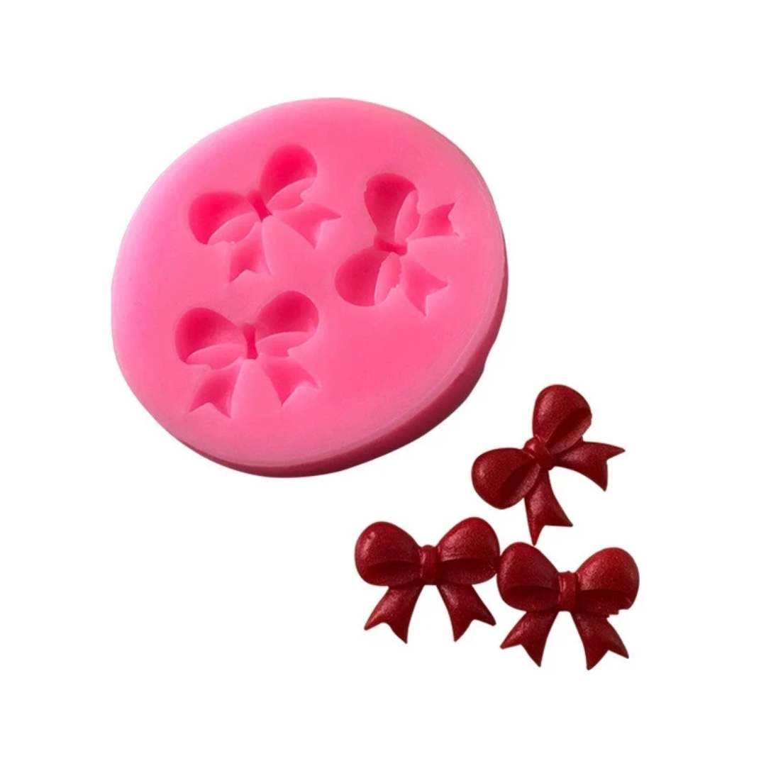 3 Bow Styles Fondant & Gum Paste Silicone Mold