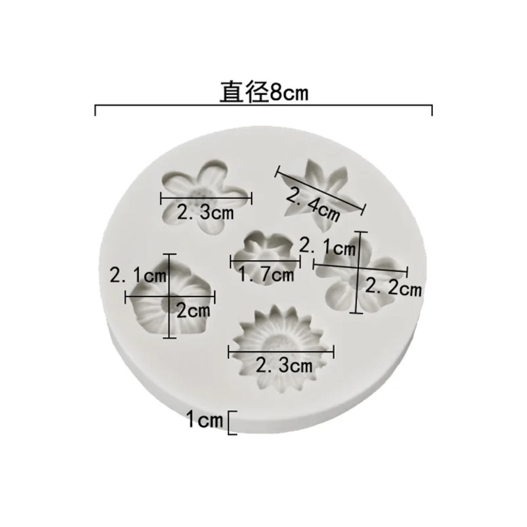 Flower Mold 6 Cavity