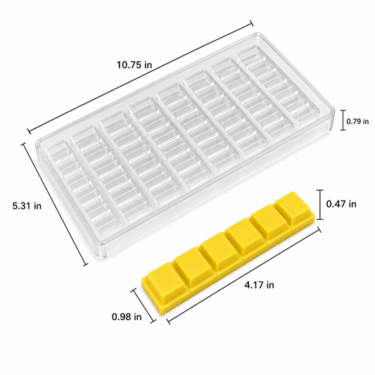 Mini Chocolate Bar Mold – 5 Cavity