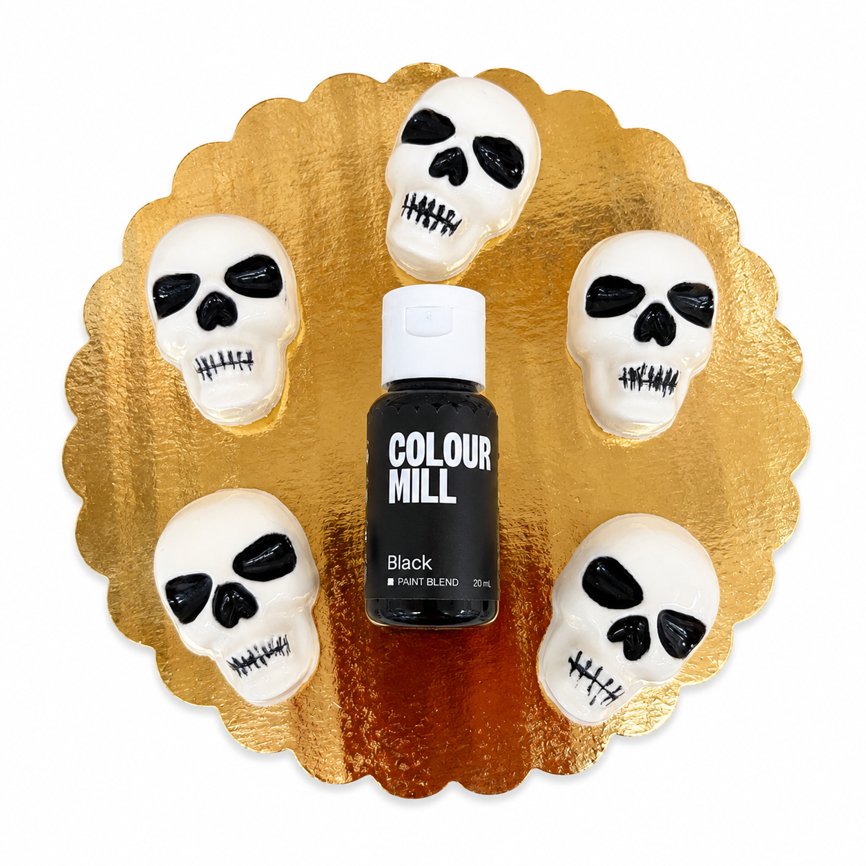 Colour Mill Edible Food Paint – Black (20mL)