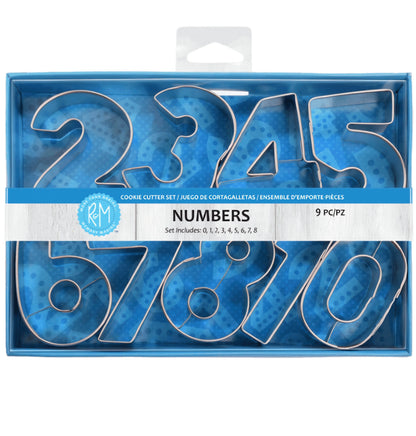 Numbers 9pc Cookie Cutter Set