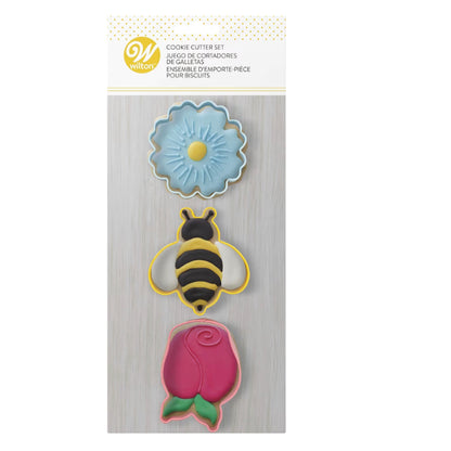 Daisy, Bumblebee, Tulip Cookie Cutter Set