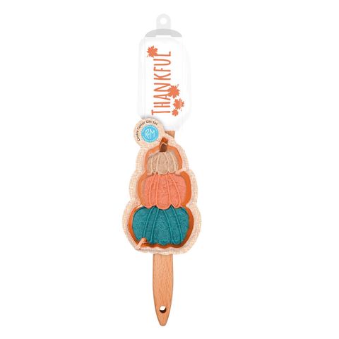Thanksgiving Baking Gift Set – Thankful Spatula & Pumpkin Cookie Cutter
