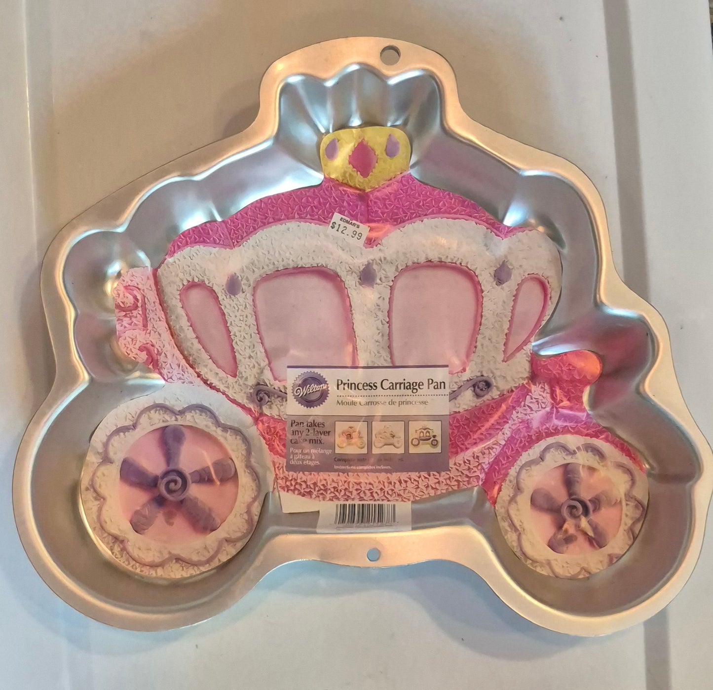 Wilton Princess Carriage Cake Pan New w/ Insert Cinderella Aluminum Vintage